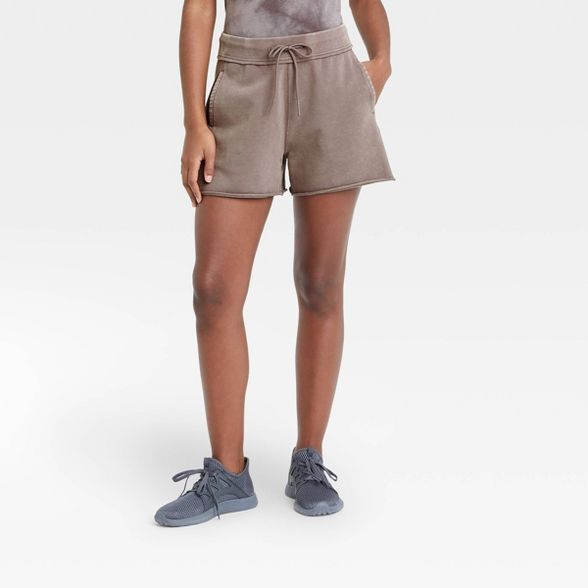 Women's Mid-Rise French Terry Shorts - JoyLab™ | Target
