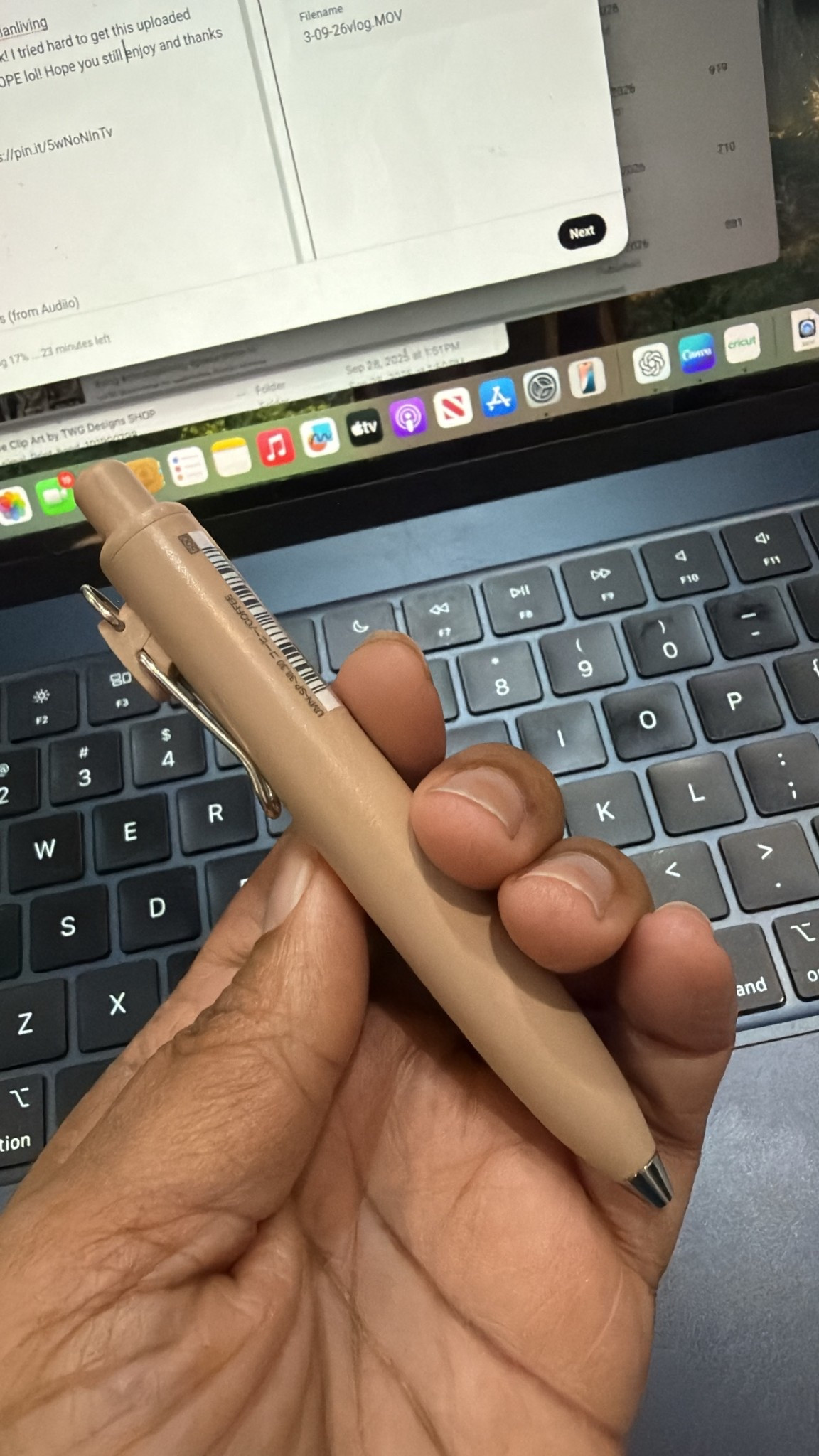 This pen is amazing, the ink dries almost as soon as it hits the paper and it’s cute too lol! No more smears!

#LTKdayinmylife #LTKvlog #LTKSaleAlert