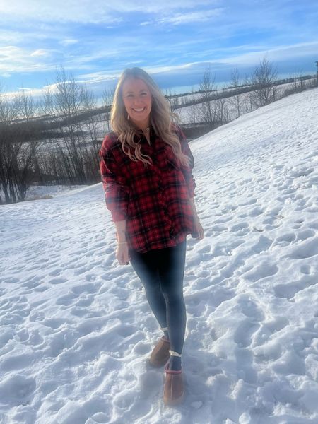 I had a White Christmas in Canada this Year.
And it’s not as Cold as I thought I thought it was going to be! This California girl is thankful for that! 

TARGET WILD FABLE FLANNEL | UGG TAZZ 

#LTKSeasonal #LTKover40 #LTKGiftGuide