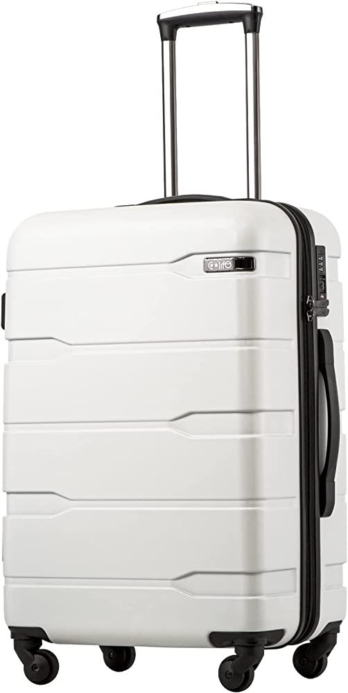 Coolife Luggage Expandable(only 28") Suitcase PC+ABS Spinner Built-In TSA lock 20in 24in 28in Car... | Amazon (US)