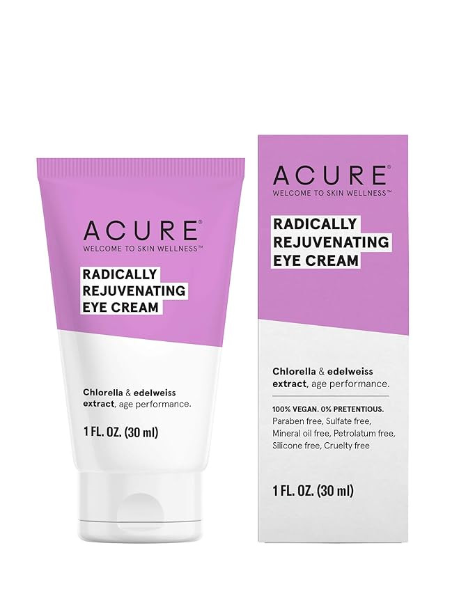 ACURE Radically Rejuvenating Eye Cream | 100% Vegan | Provides Anti-Aging Support | Chlorella & E... | Amazon (US)