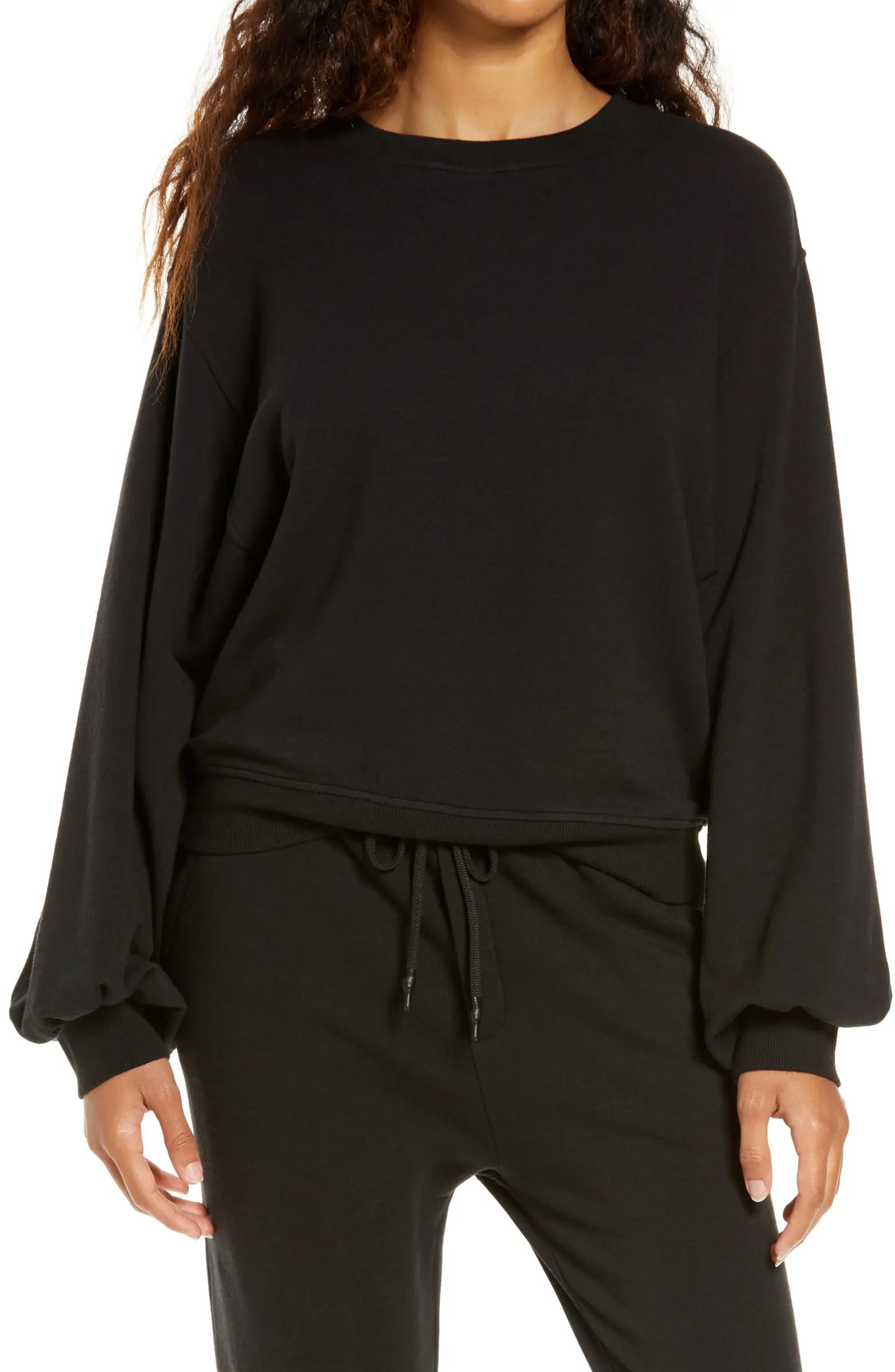 Brook Balloon Sleeve Crewneck Pullover | Nordstrom