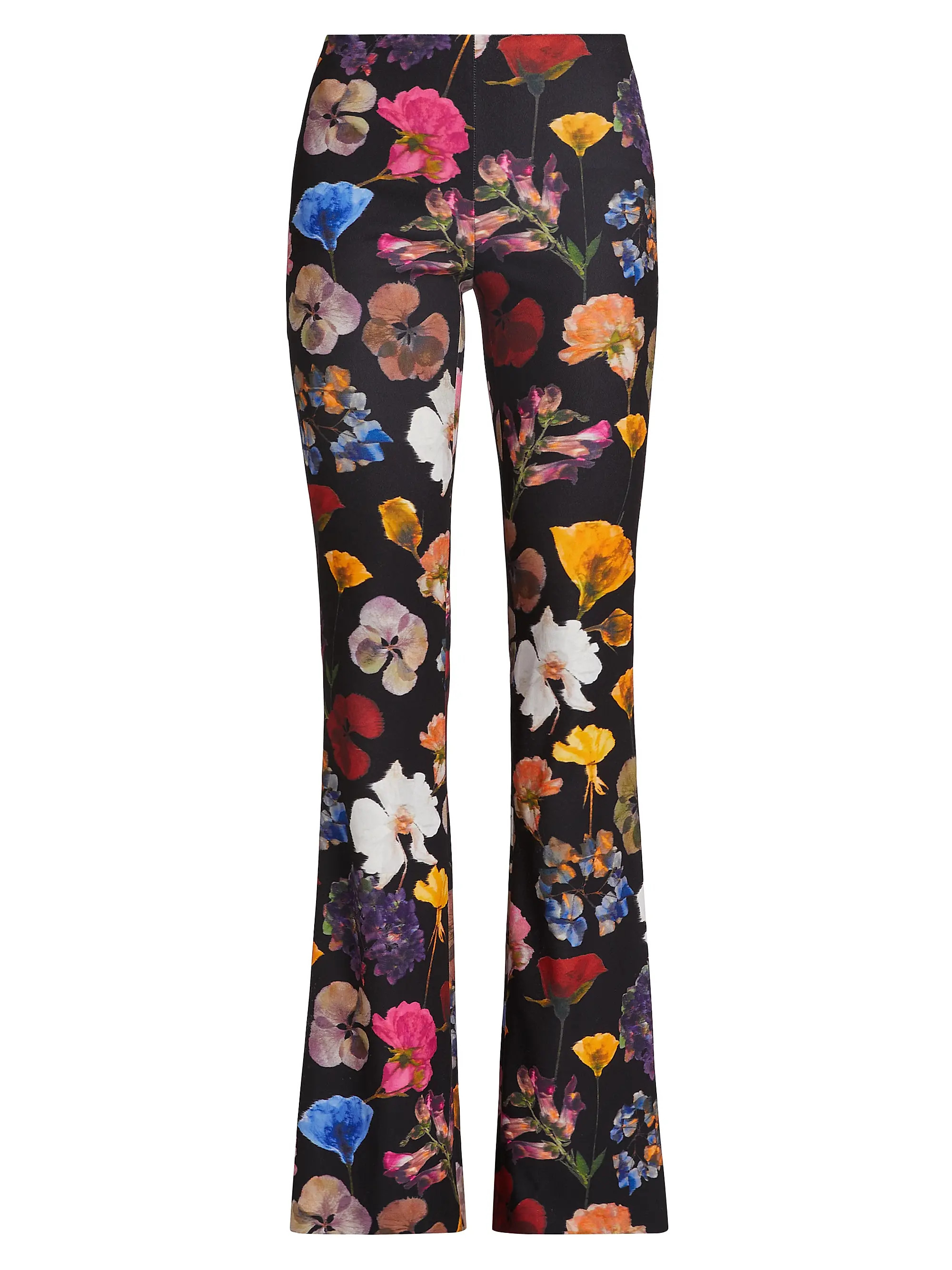 Floral Boot-Cut Pants | Saks Fifth Avenue