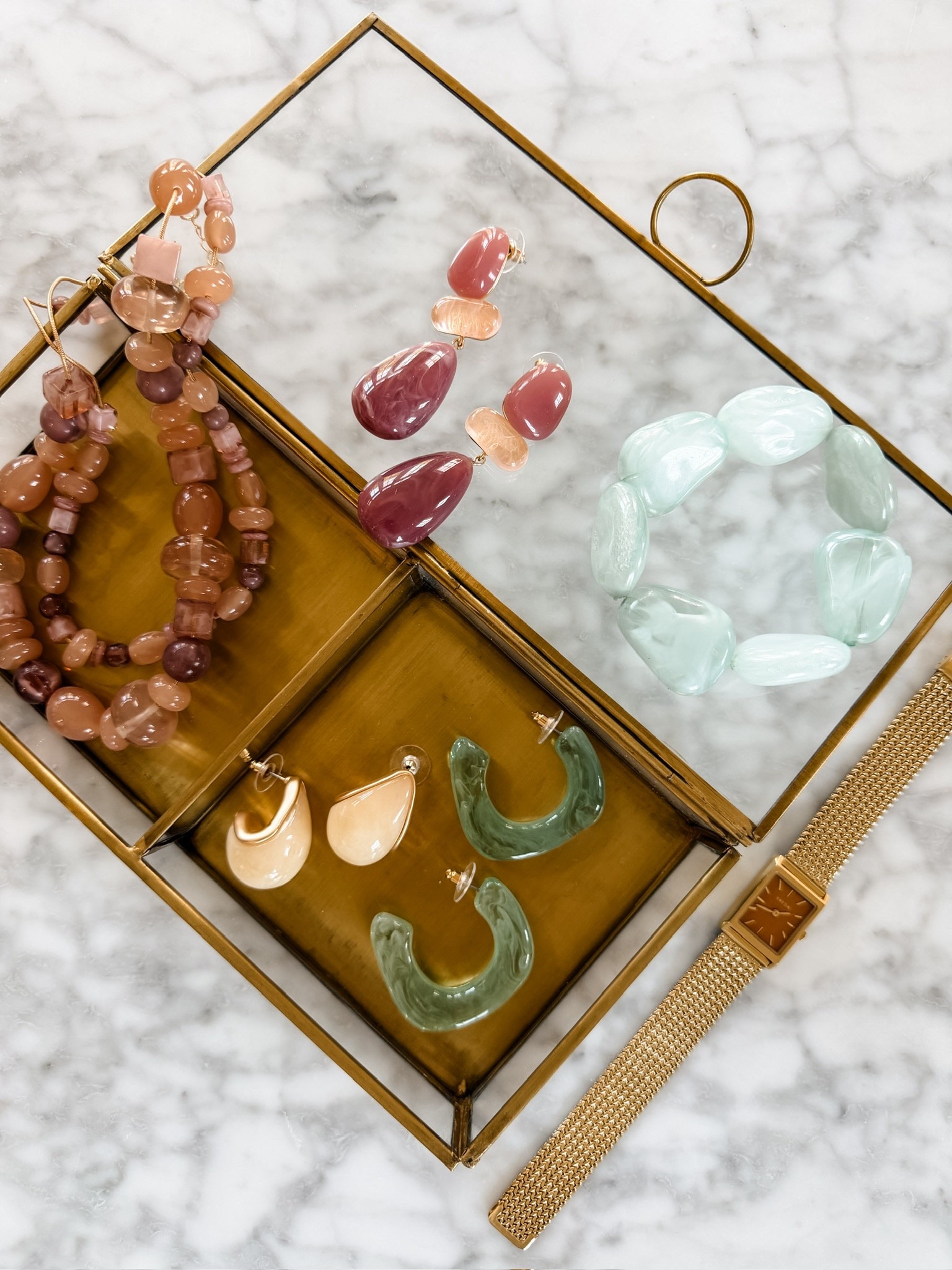 In love with these new pieces I just got! Everything but the watch is from Target! Love these pieces for the spring!

Loverly Grey, Target, jewelry, spring jewelry, spring accessories, summer accessories 

#LTKSeasonal