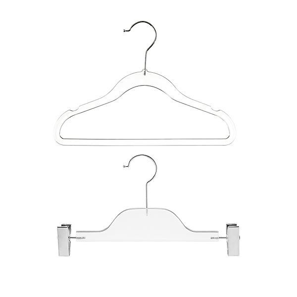 The Container Store Kid's Clear Slim Hangers | The Container Store