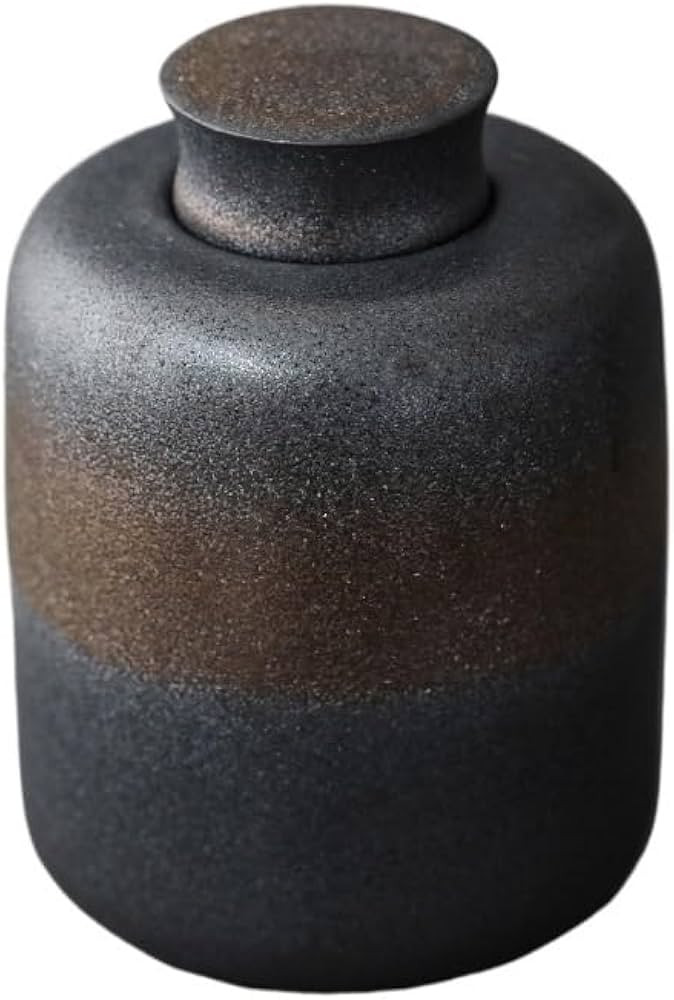 Jar Handmade Ceramic Tea Cans Storage Jar -Proof Sealing Tank Tea Box Storage Tanks Tea Container... | Amazon (US)