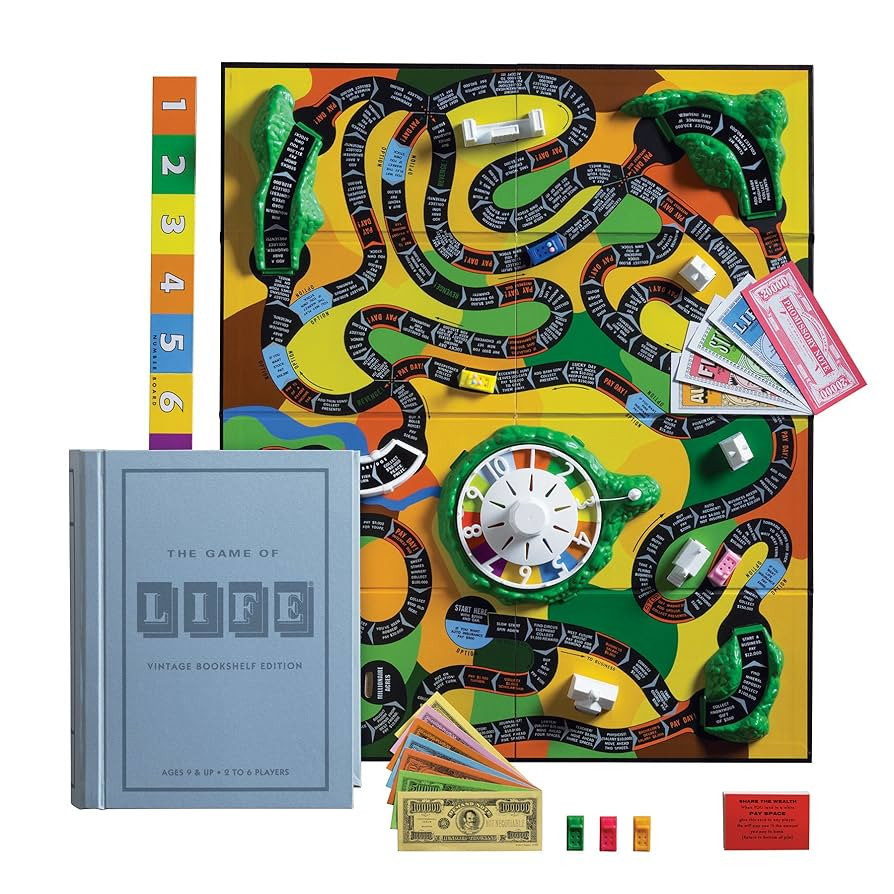 WS Game Company The Game of Life Vintage Bookshelf Edition | Amazon (US)