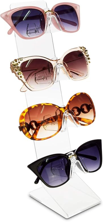Mooca Acrylic Eyeglasses Frame Stand Sunglasses Rack Eyewear Display | Amazon (US)