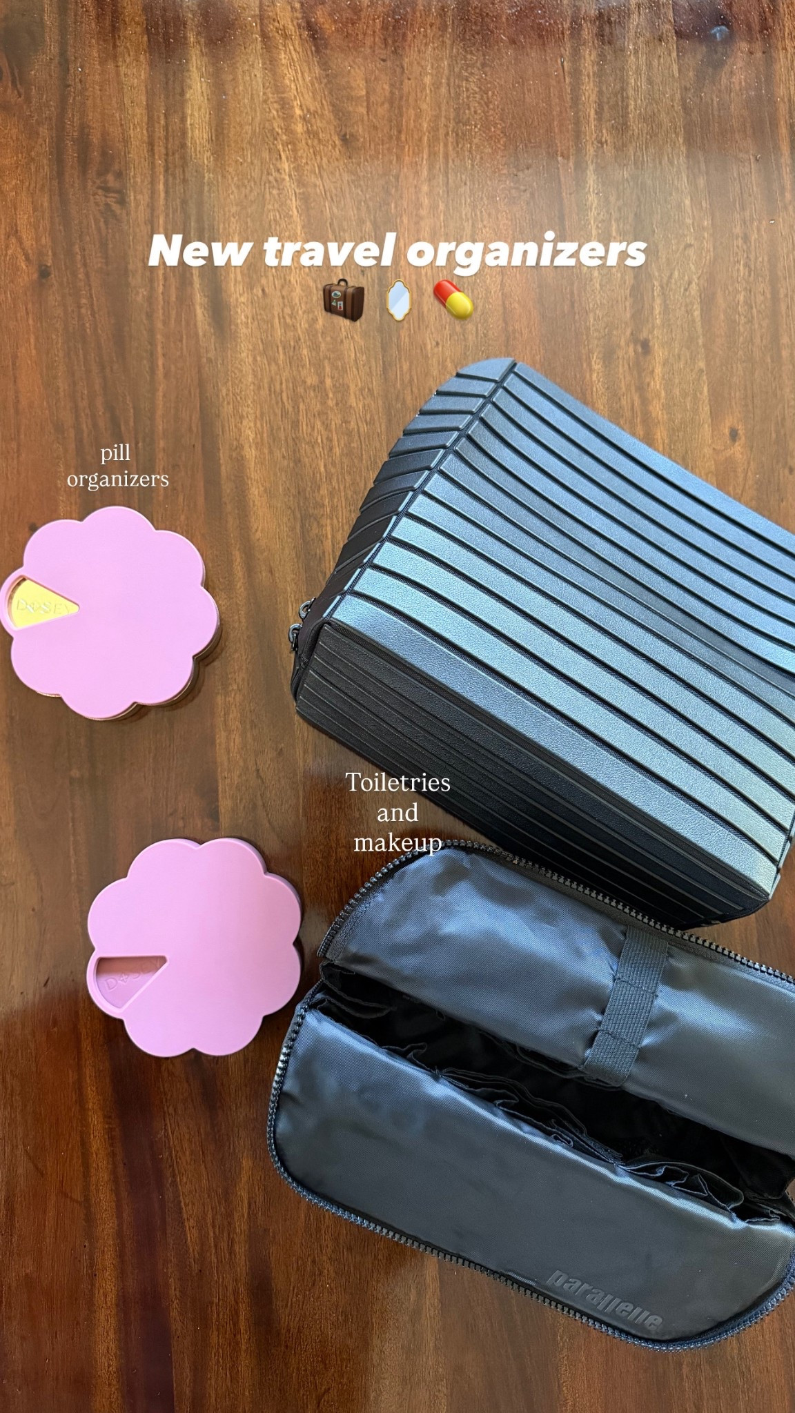 My new travel organizers for medicine/pills and makeup!

Bags: size large and medium 

#LTKBeauty #LTKTravel #LTKselfcare