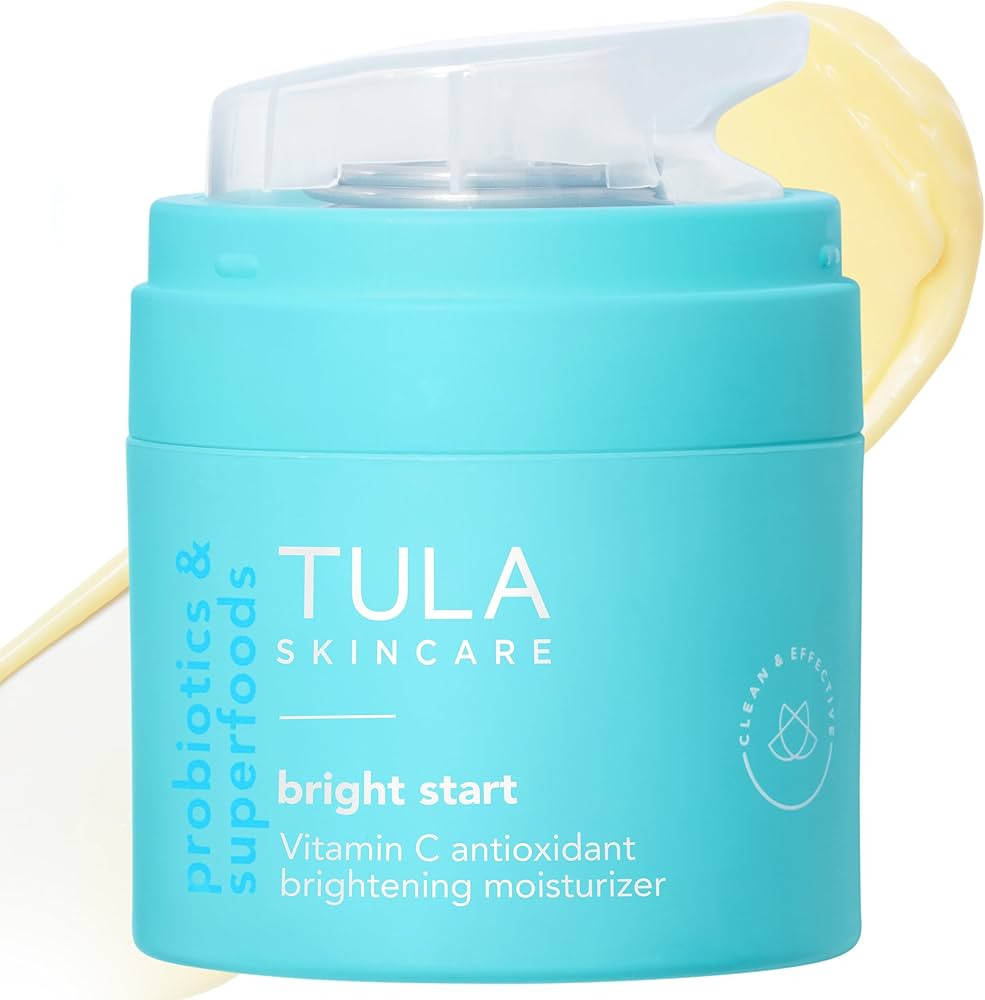 TULA Skin Care Bright Start Vitamin C Antioxidant Brightening Moisturizer - Lightweight Gel Cream... | Amazon (US)