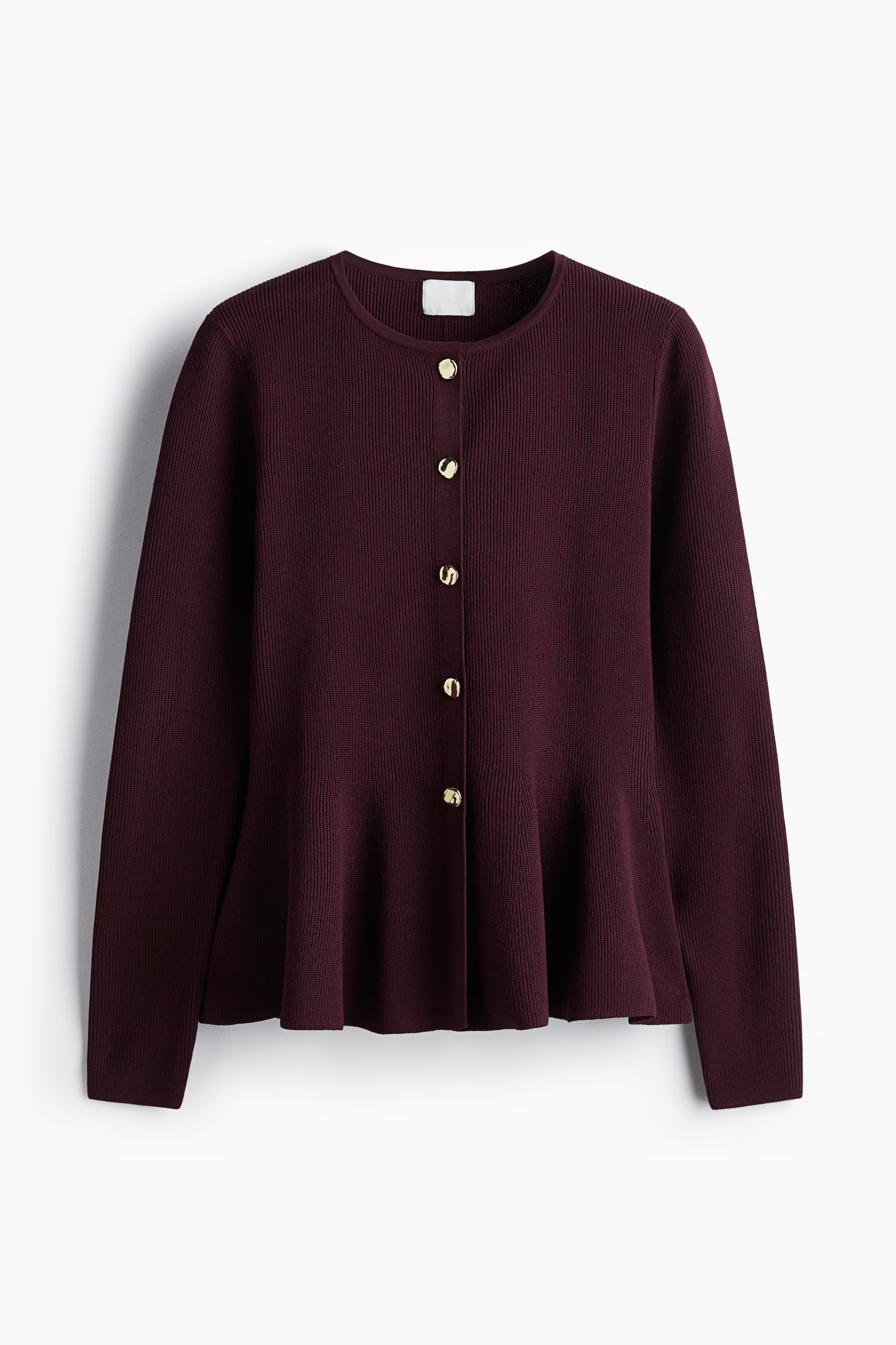 Cardigan mit Peplum | H&M (DE, AT, CH, NL, FI)