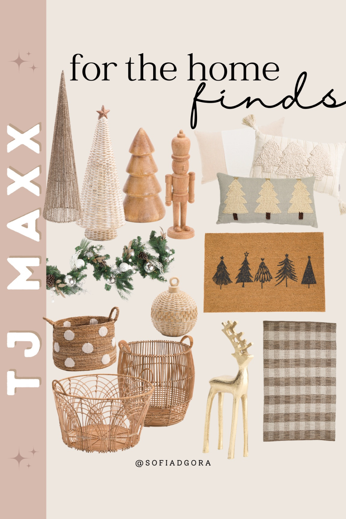 TJMaxx Finds! Affordable Christmas and holiday decor. Super cute rattan baskets. Free shipping on orders $89+ with code SHIP89 

#LTKHoliday #LTKhome #LTKSeasonal