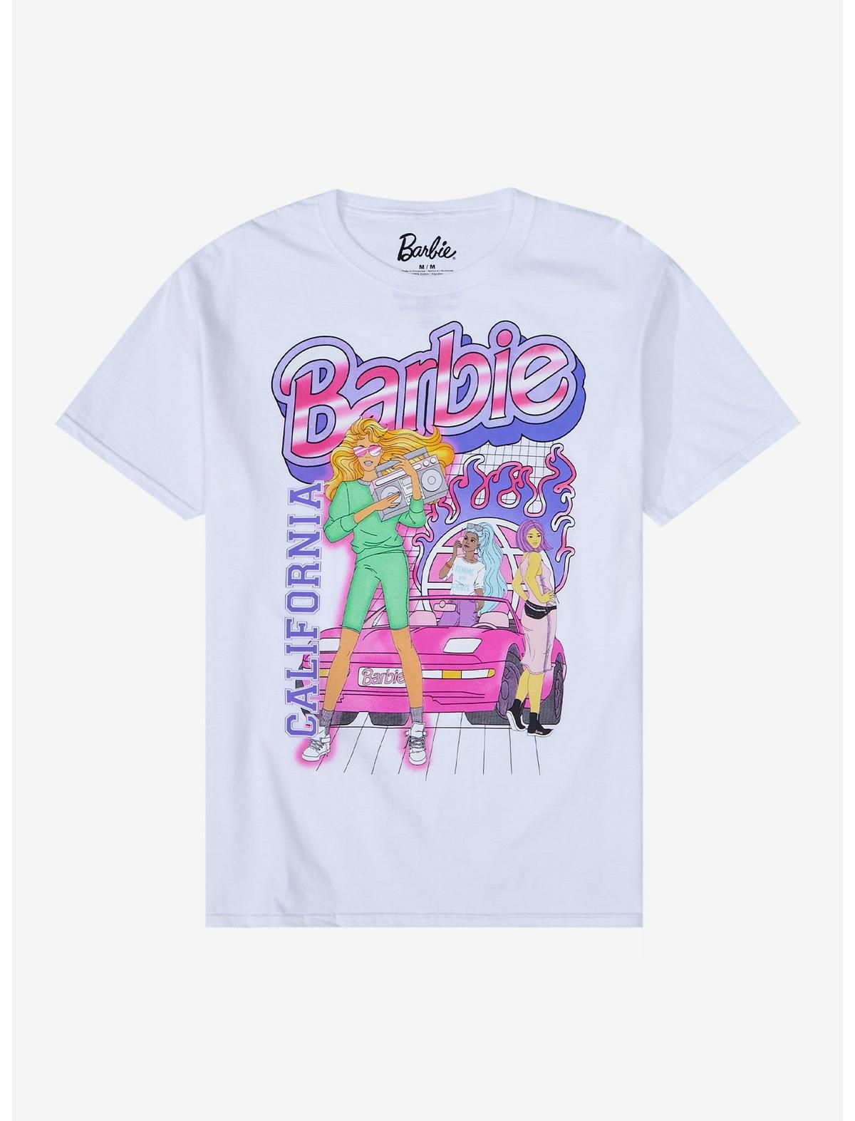 Barbie Retro Racing Boyfriend Fit Girls T-Shirt | Hot Topic | Hot Topic