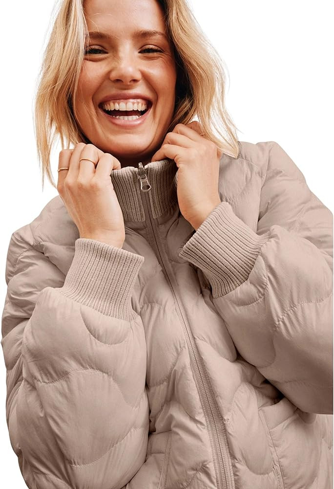 Beyond Yoga Women's 2-Way Quilted Jacket | Amazon (US)