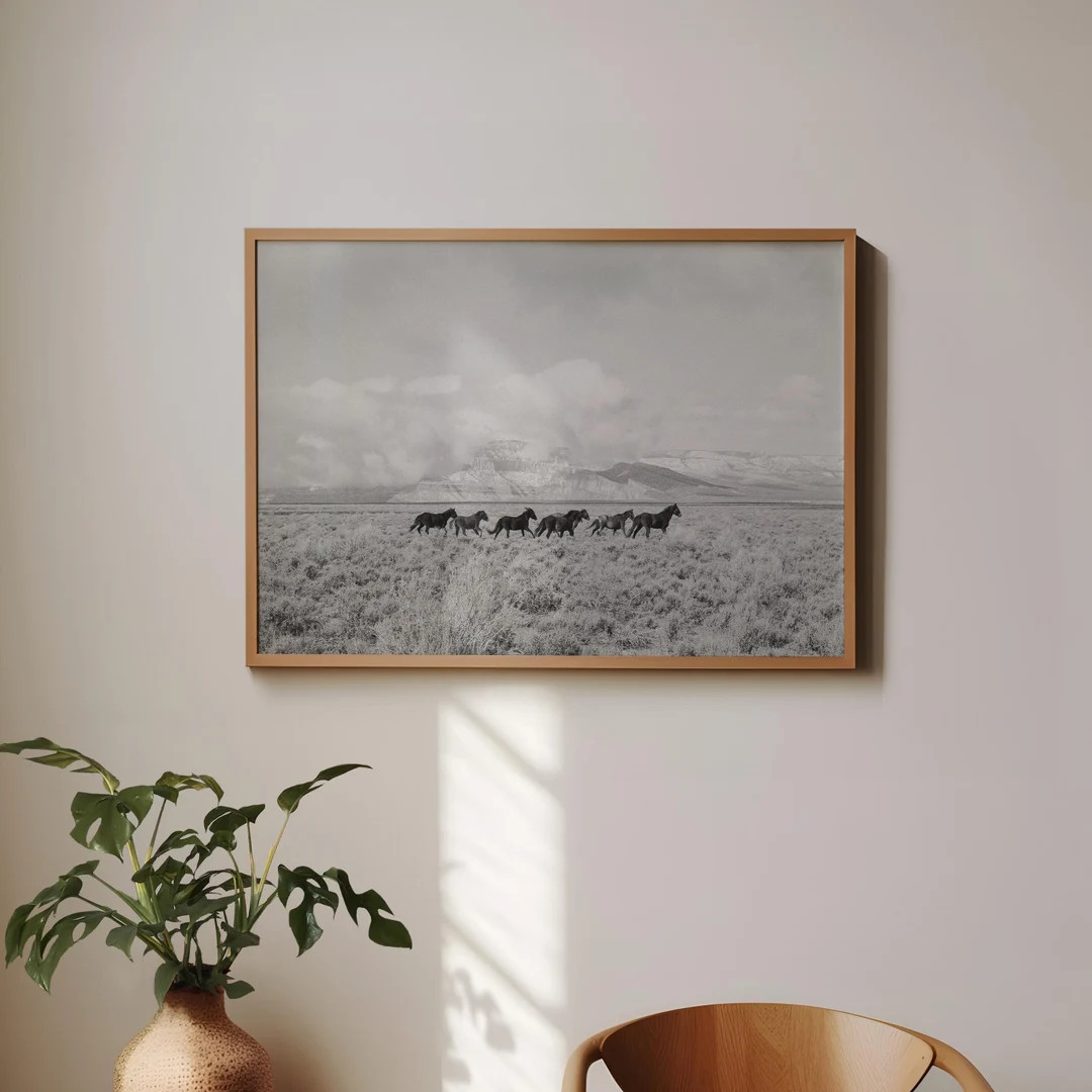 Running Desert Horses Western Art Photography Southwest Wall Art Poster Americana Western Decor W... | Etsy (US)