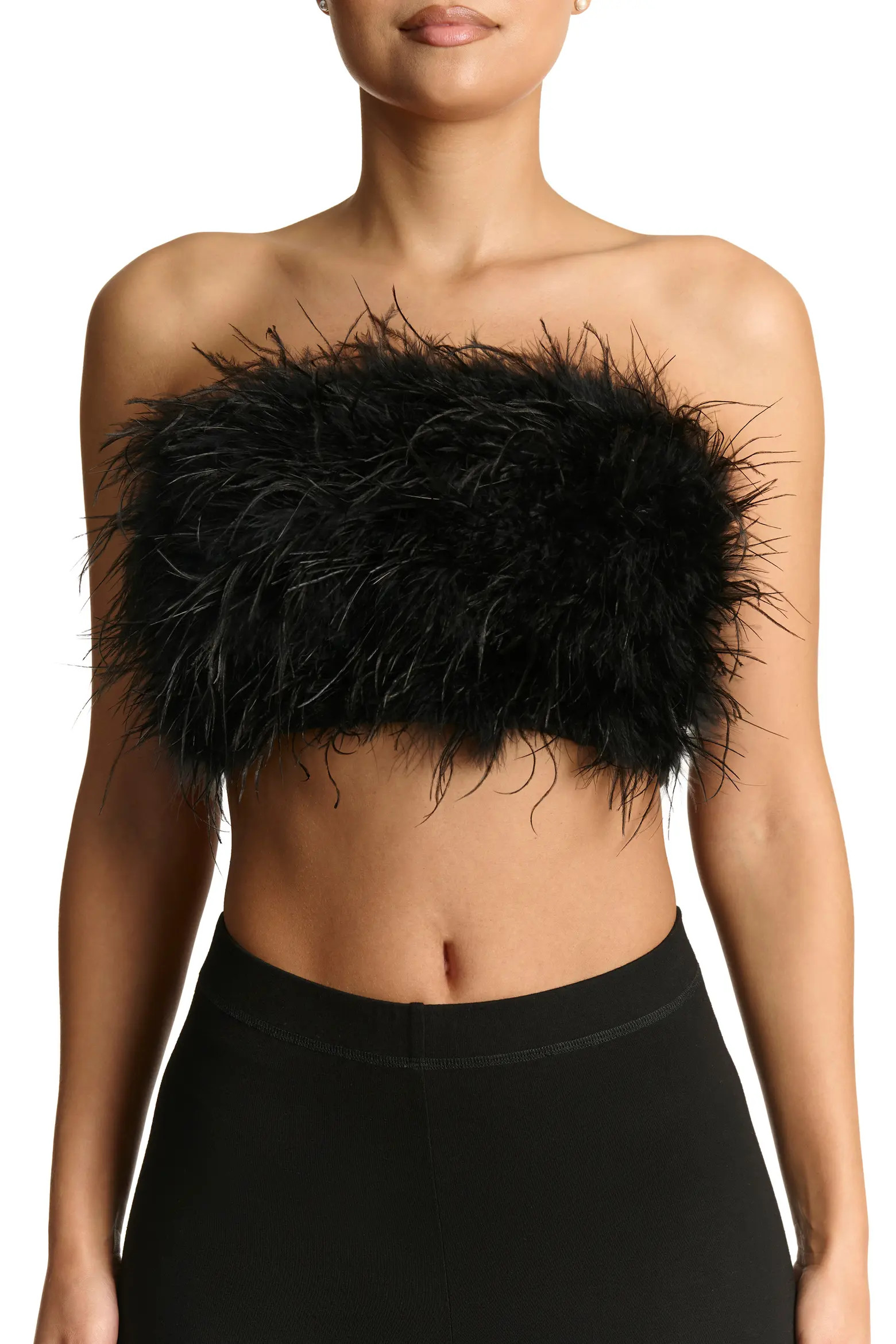 Naked Wardrobe Butter Feather Tube Top (Women) | Nordstrom | Nordstrom