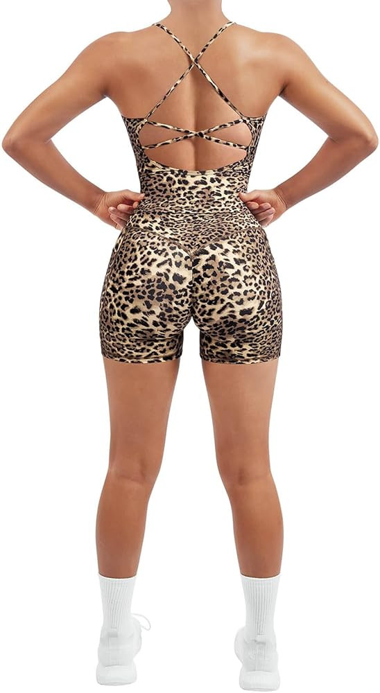 SUUKSESS Women 2 Piece Workout Sets Padded Tank Tops Tummy Control Leggings Gym Outfits | Amazon (US)