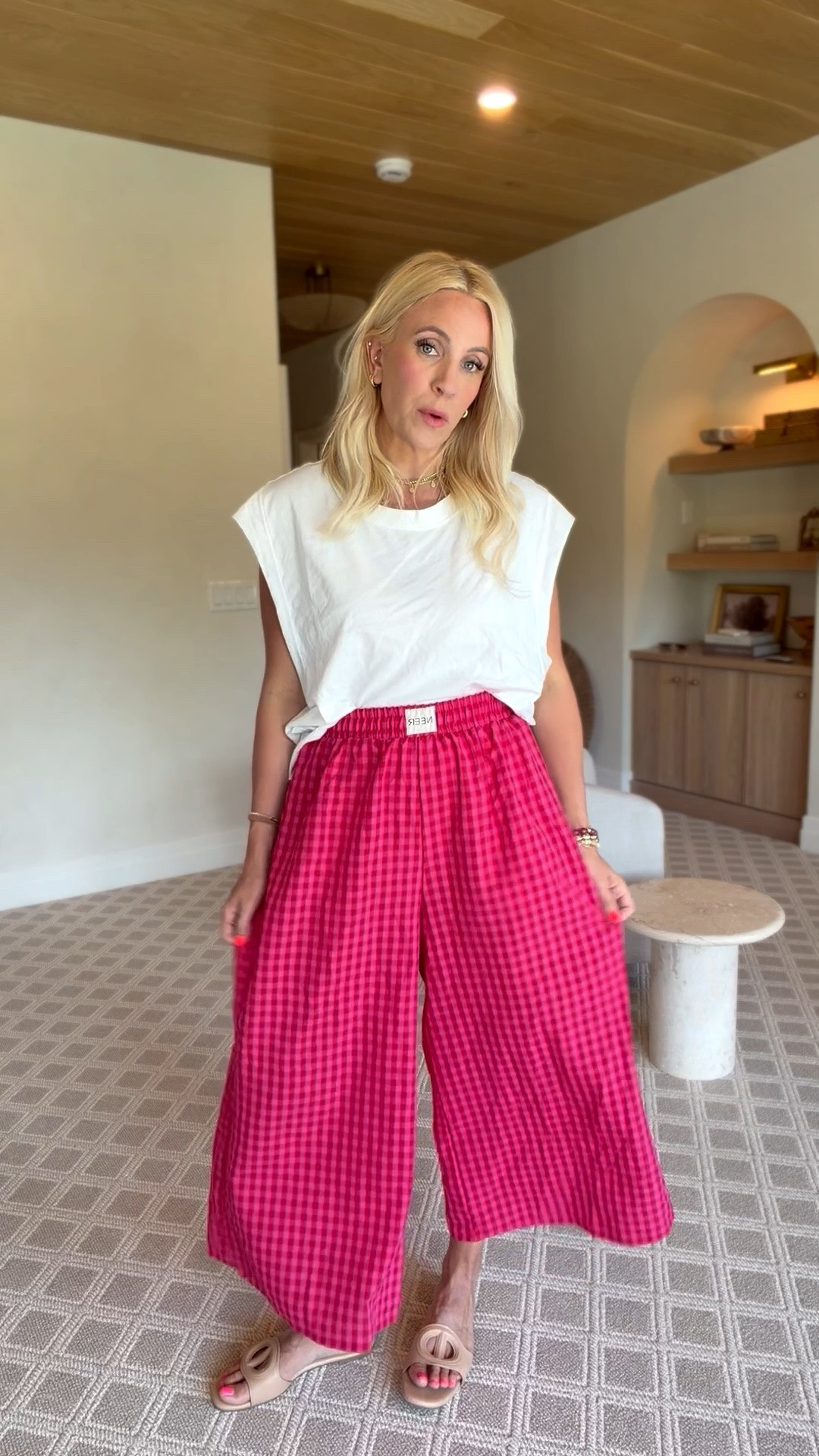 These gingham pants are the best ones for the summer! They are so flowy and so comfy and so flattering and all the things! Size M

#LTKootd #LTKgrwm #LTKmomlife