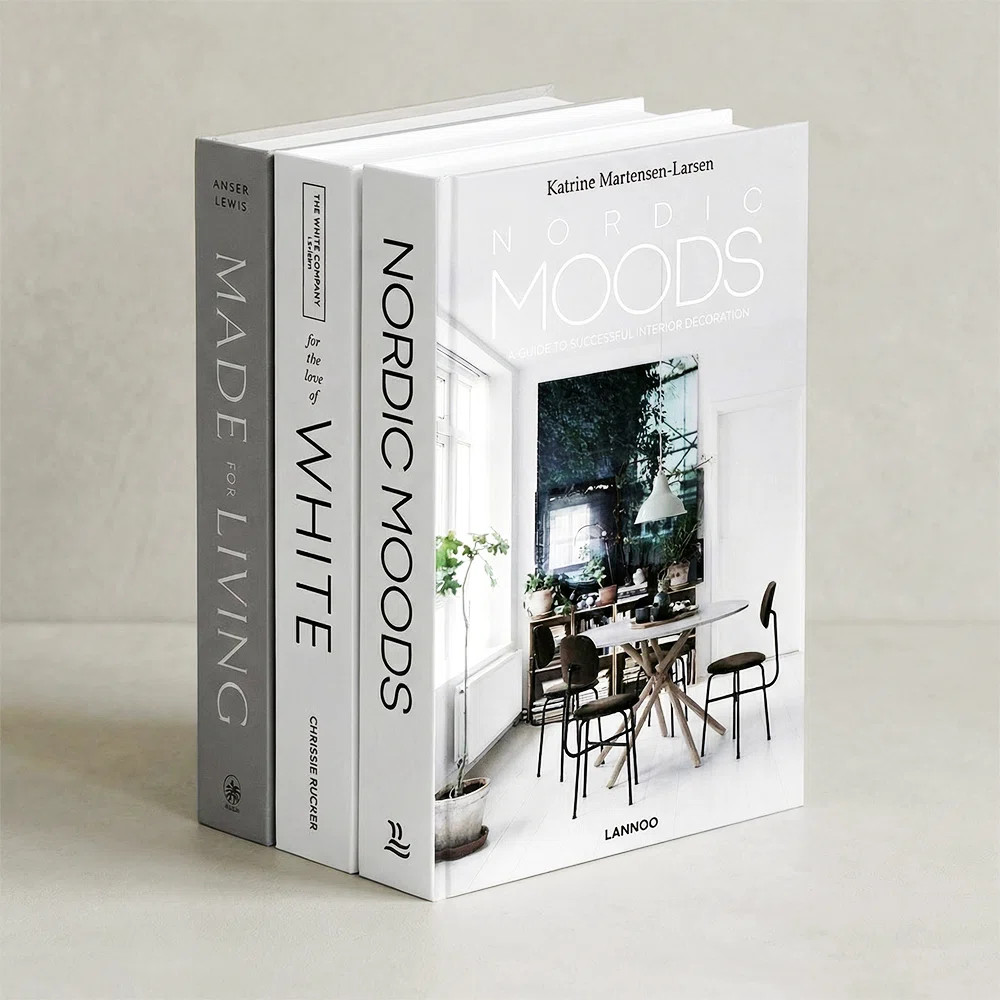 Neutral Home Faux Book Set (set Of 3) – Aesthetic Decorative Books For Coffee Table & Shelf Sty... | Wayfair North America