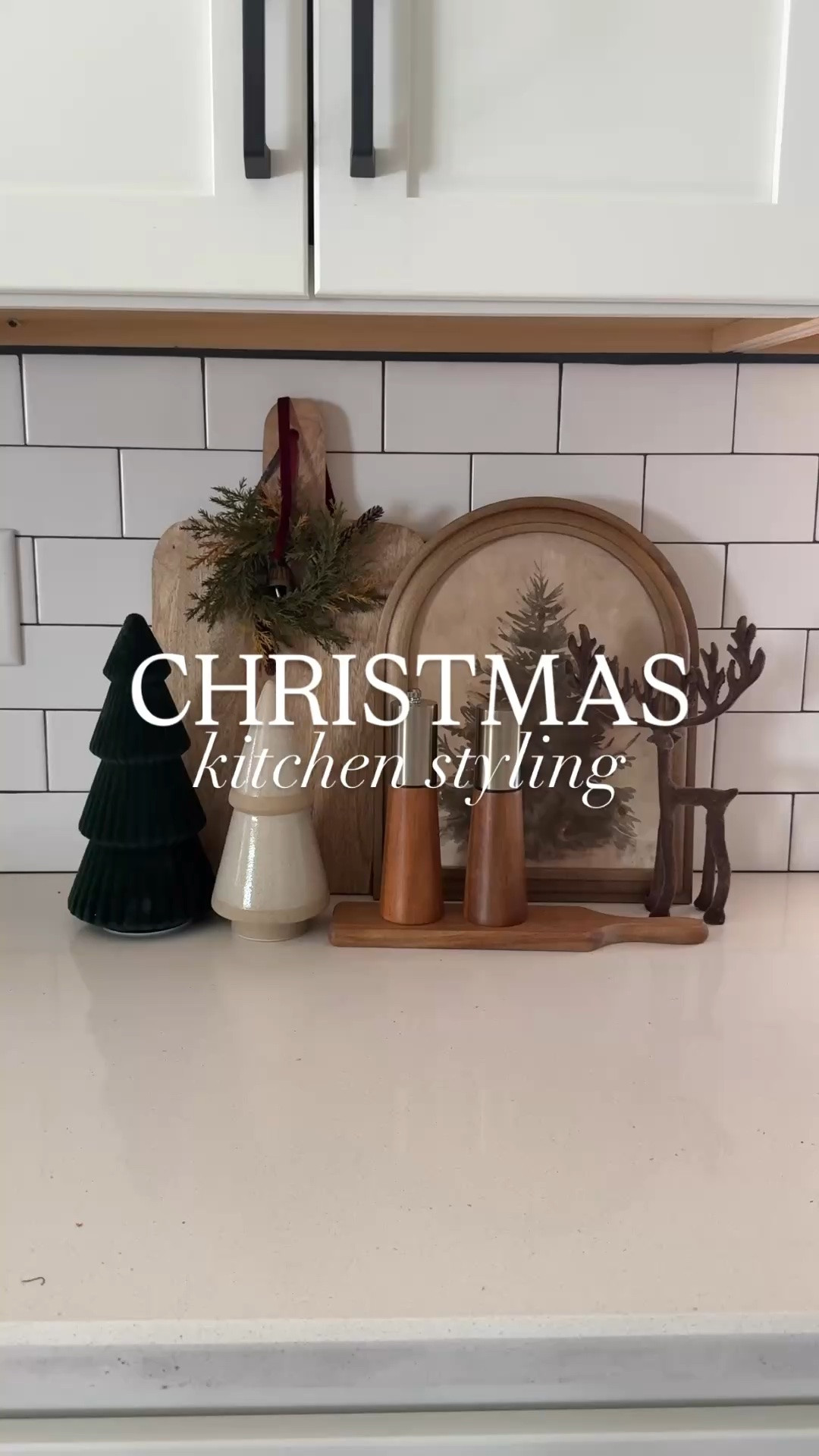 Christmas kitchen styling 🎄✨

#LTKSeasonal #LTKHome
