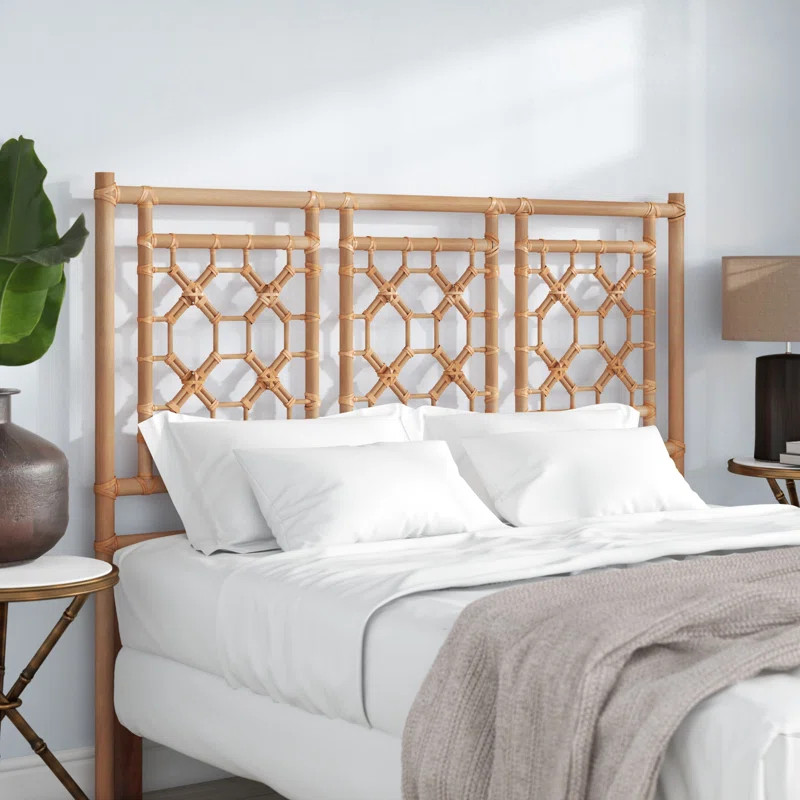 Lemuel Wicker/Rattan Open-Frame Headboard | Wayfair North America