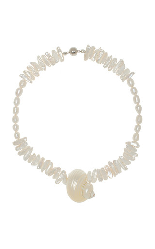 Elba Pearl Shell Necklace | Moda Operandi (Global)