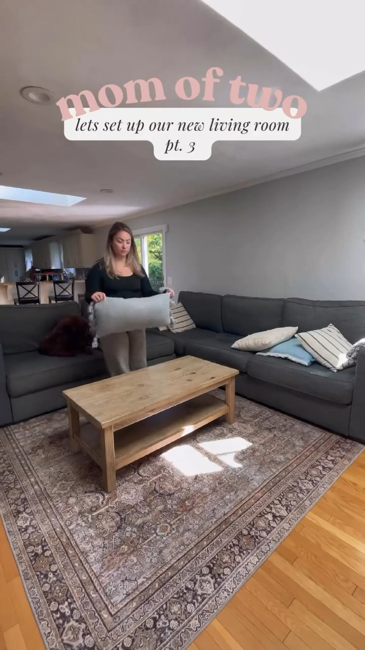 I’m so happy I went with these! I did end up finding another Target that had them in stock so will probably grab a third one. Now to find pillows that match these 😅😂 new curtains, and some form of art to put on the larger empty wall. #momoftwo #motherhood #momlife #rhodeisland #ditl #sahm #momsofinstagram #rhodymoms #momvlog #livingroomdecor #livingroom #roomupgrade