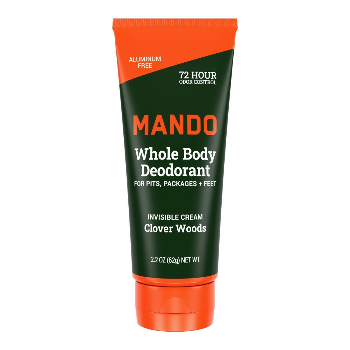 Mando Whole Body Deodorant - Invisible Cream Deodorant - Clover Woods - Trial Size - 2.2oz | Target