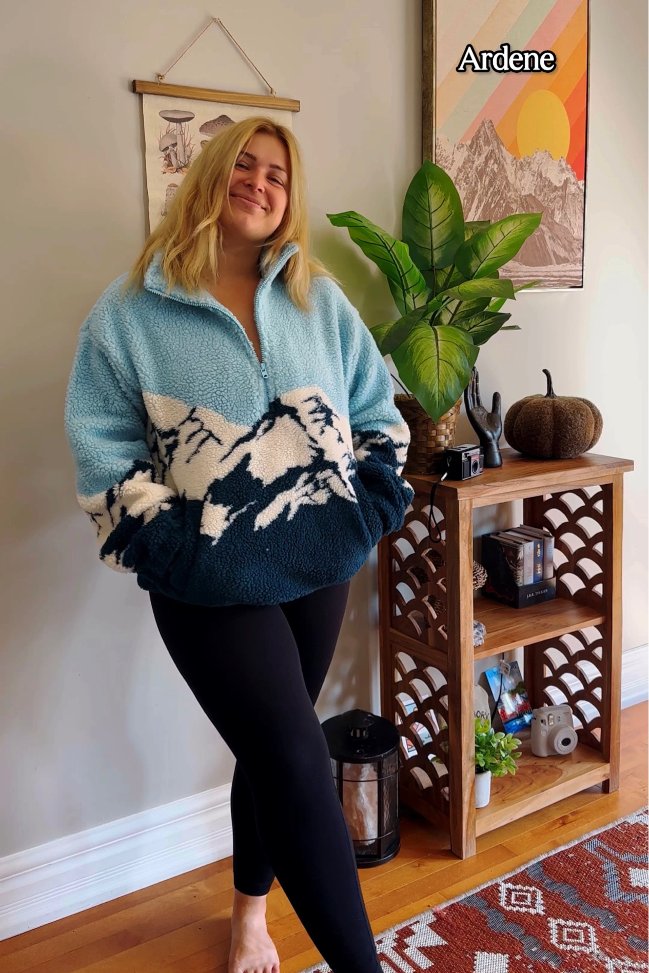Patterned Mountain Fleece from Ardene - Adventure Girl Fleece Fall Winter Style Outfit Inspo #AdventureGirl #GranolaGirl

#LTKtravel #LTKmidsize #LTKSeasonal
