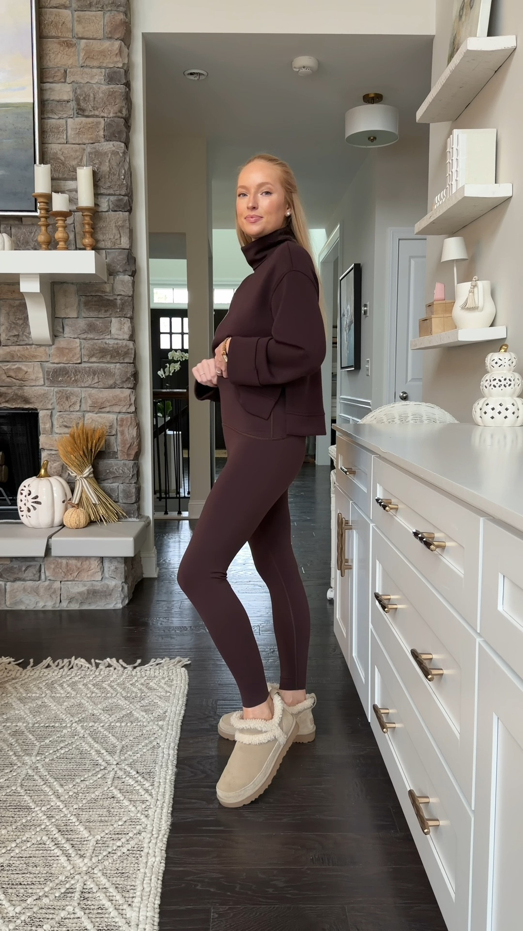I’ve been wearing this set on repeat this month! These are the most flattering leggings and I’m so thankful for them postpartum because they are an instant confidence booster. I sized up to a medium. Wearing a small in the top! Multiple color options available

Spanx promo code: AMANDAJOHNXSPANX for 15% off your first order 

Mom outfit // travel outfit // leggings // Uggs // postpartum leggings 

#LTKfitnessgoals #LTKActive #LTKootd