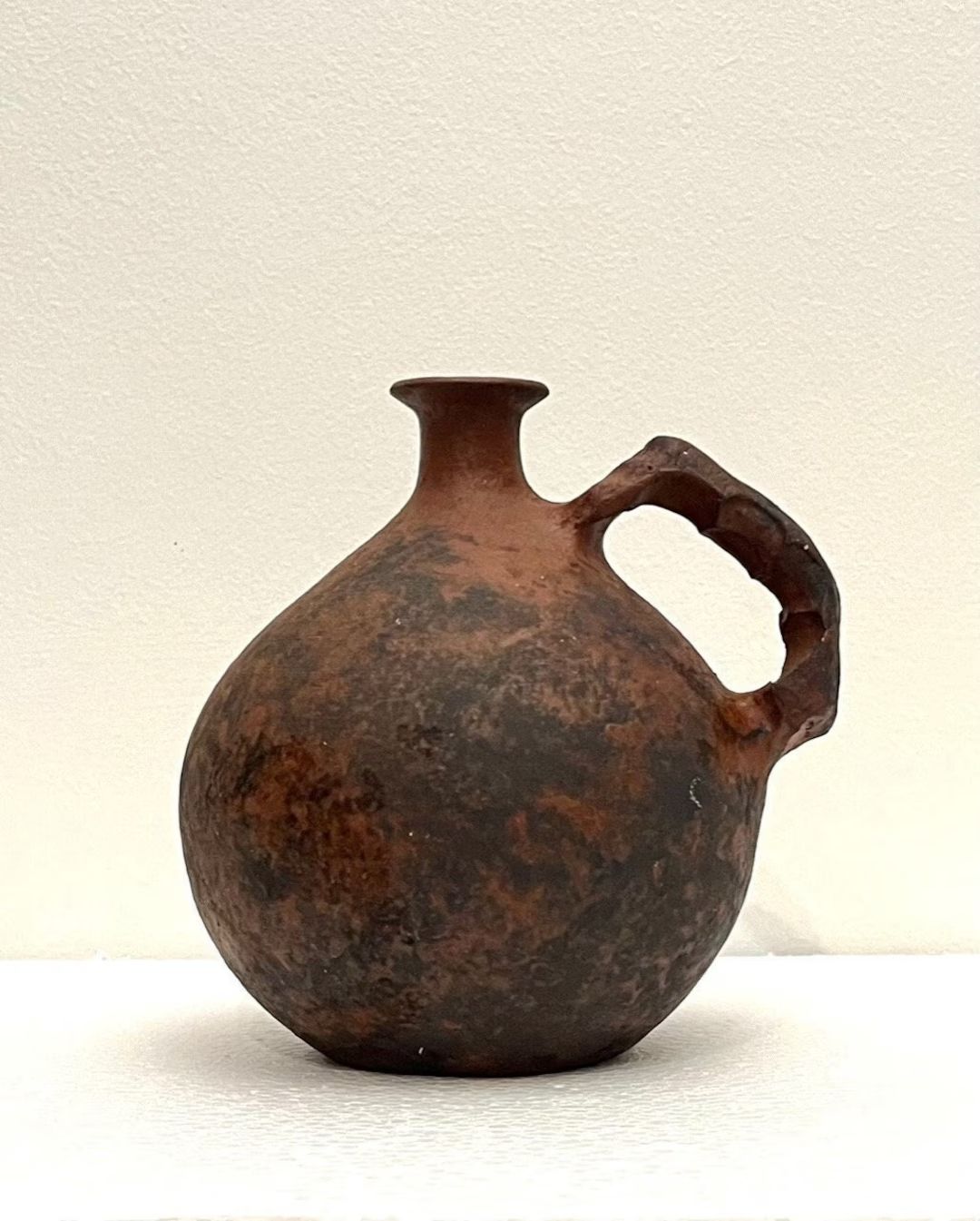 Roman Style POTTERY VASE, Vintage Ceramic Vase, Unglazed Vase, Vase With Handle, Primitive Vase, ... | Etsy (US)