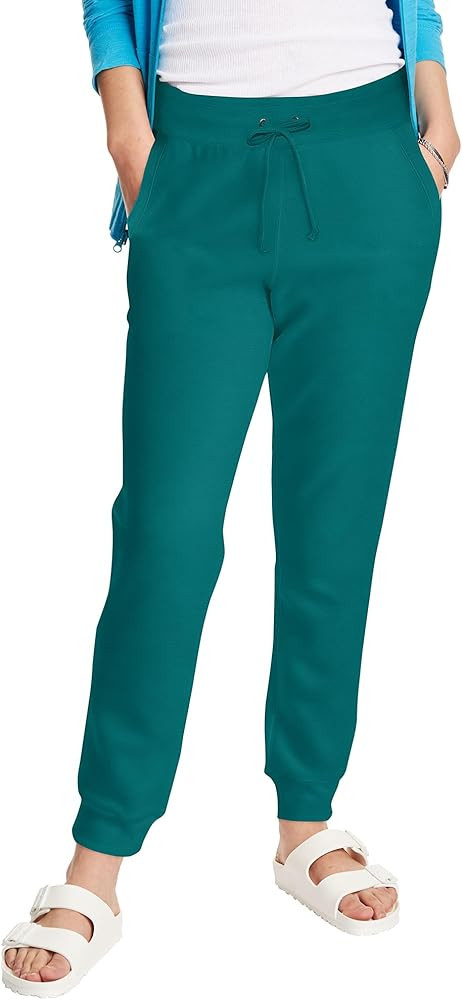 Hanes Womens Originals Joggers, French Terry Sweatpants with Pockets, Lightweight Joggers | Amazon (US)