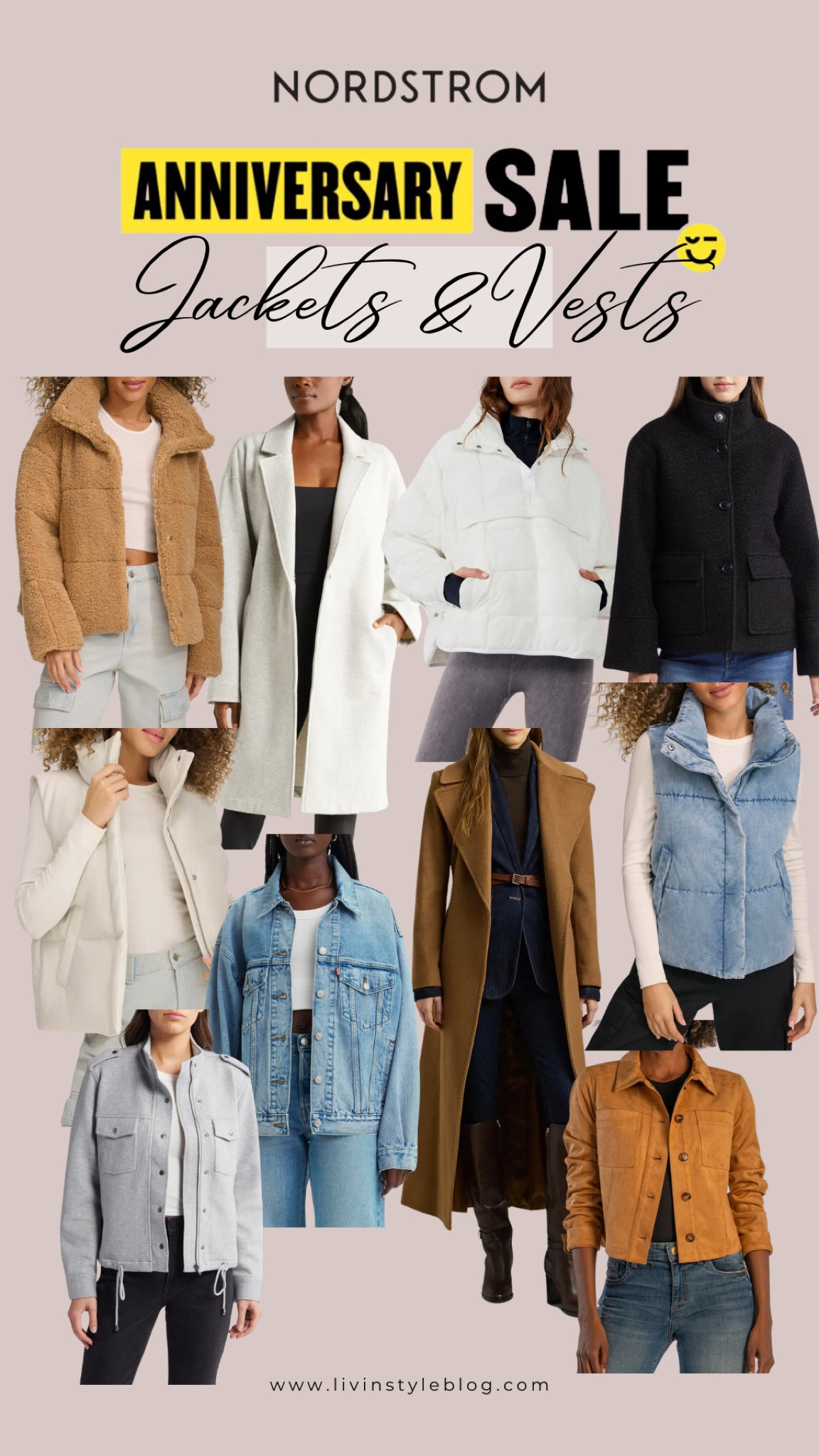 NSale jackets and vests that are perfect for fall! Puffer vests, jean jacket, suede jacket, structured jackets 

#LTKxNSale #LTKSaleAlert #LTKSeasonal