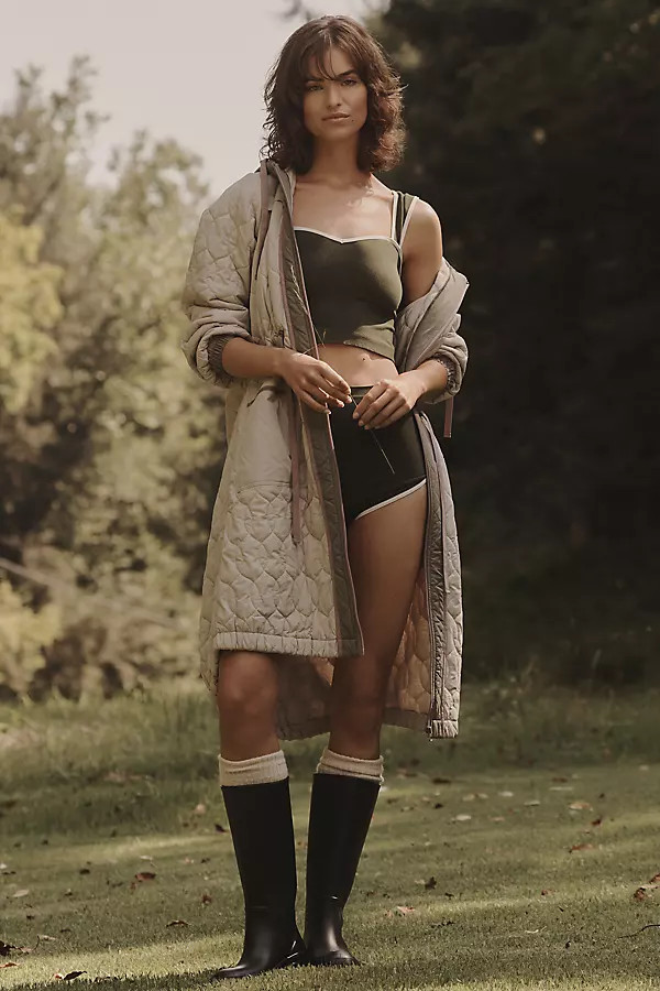 Long Hooded Quilted Jacket | Anthropologie (US)