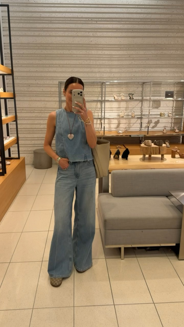 Denim on denim keeps having a moment and I’m not mad about it. I love how this matching set feels elevated instead of overly trendy, and the statement necklace makes the whole look feel even more fun.

denim set, denim on denim, matching set, casual chic, elevated everyday style, wide leg jeans, outfit inspiration, statement accessories, summer outfit ideas, annabrstyle

#LTKootd #LTKSeasonal #LTKOver40