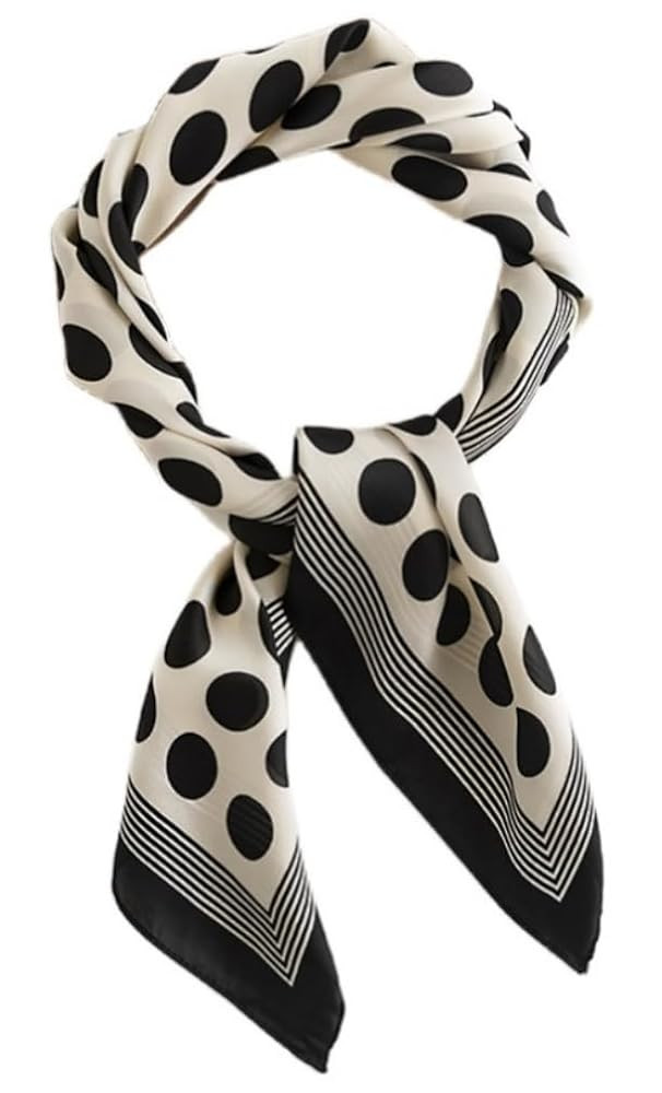MINIDORA Satin Scarves for Women 27.5 × 27.5 inches Medium Square Elegant Silk Feeling Head Scar... | Amazon (US)