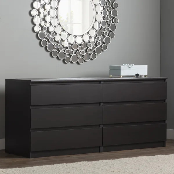 Kepner 6 Drawer 60.5" W Double Dresser | Wayfair North America