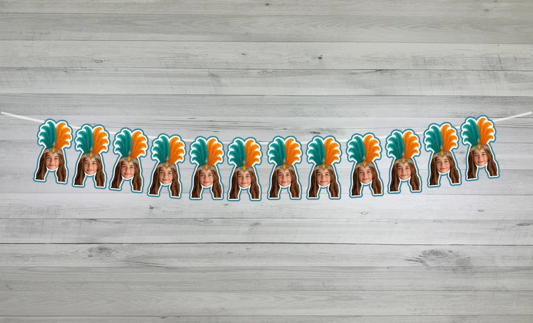 Custom Showgirl Photo Face Banner • Vegas Showgirl Theme • Bachelorette Party • Popstar Sho... | Etsy (US)