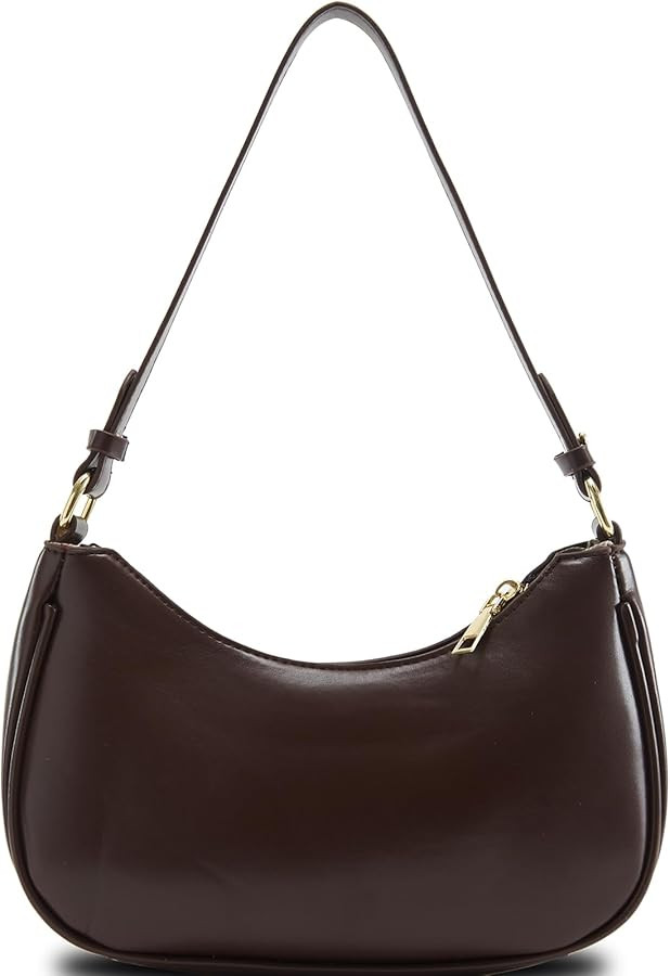 Shoulder Bag for Women Y2K Trendy Hobo Handbags Purse Vegan Leather Clutch Handbag with 2 Adjusta... | Amazon (US)