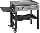 Blackstone Cooking Station with Two Burners Stainless Steel Propane Gas Wheel & Side Shelf-Heavy ... | Amazon (US)