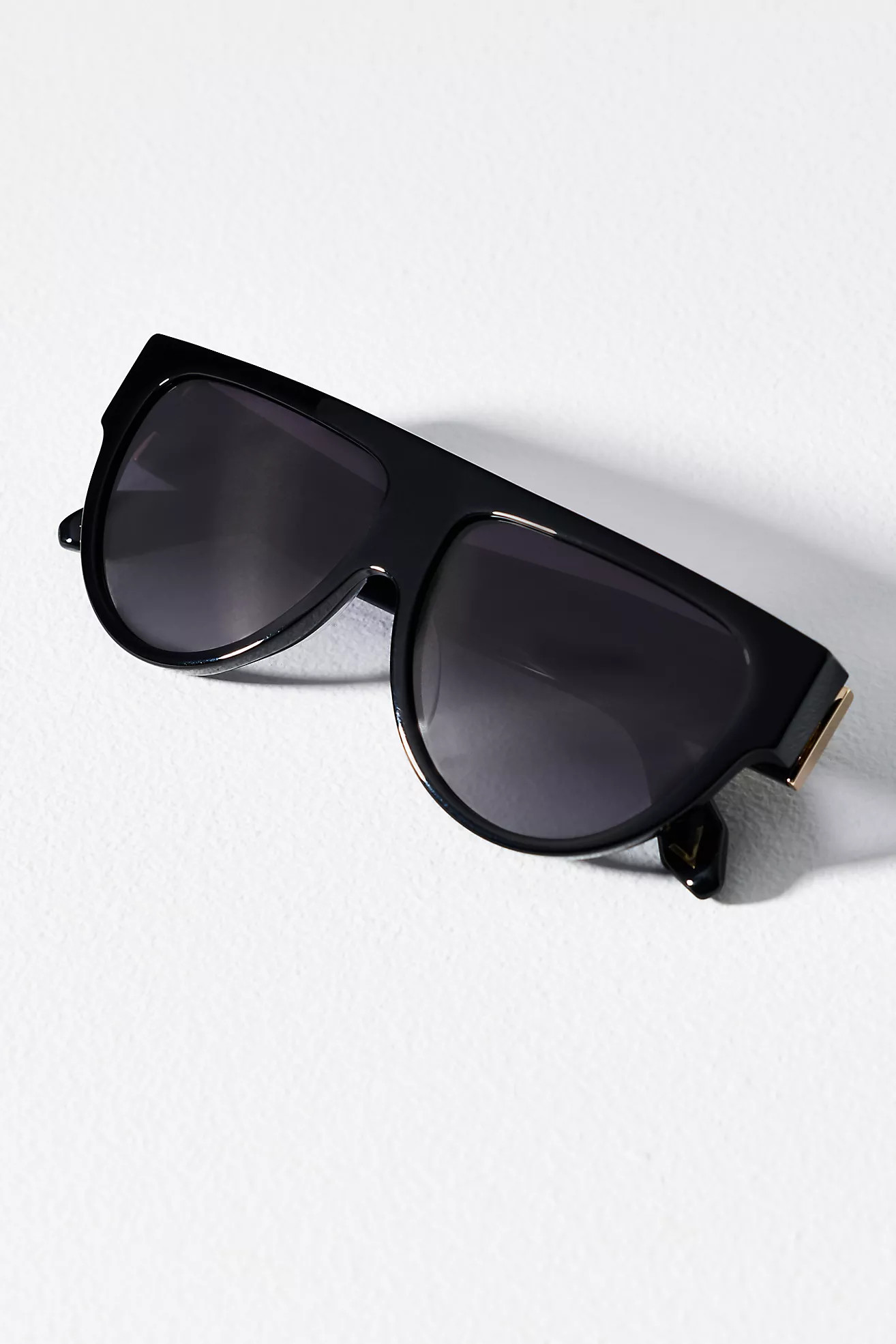 Varley Dalling Oversized Flat Top Aviator Sunglasses | Anthropologie (US)