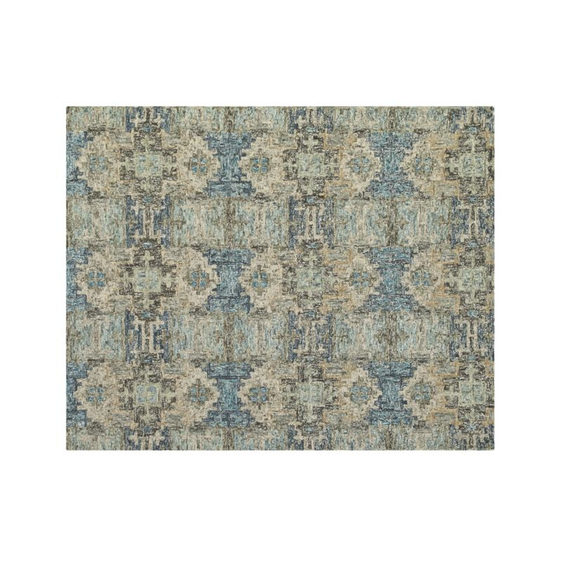 Alvarez Mineral Blue Hand Tufted Rug 8'x10' + Reviews | Crate and Barrel | Crate & Barrel
