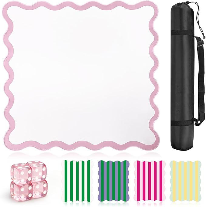 32.4in Scalloped Mahjong Mat，Anti Slip Noise Reduction Mahjong Accessoriemahjong Table Mat，Ma... | Amazon (US)