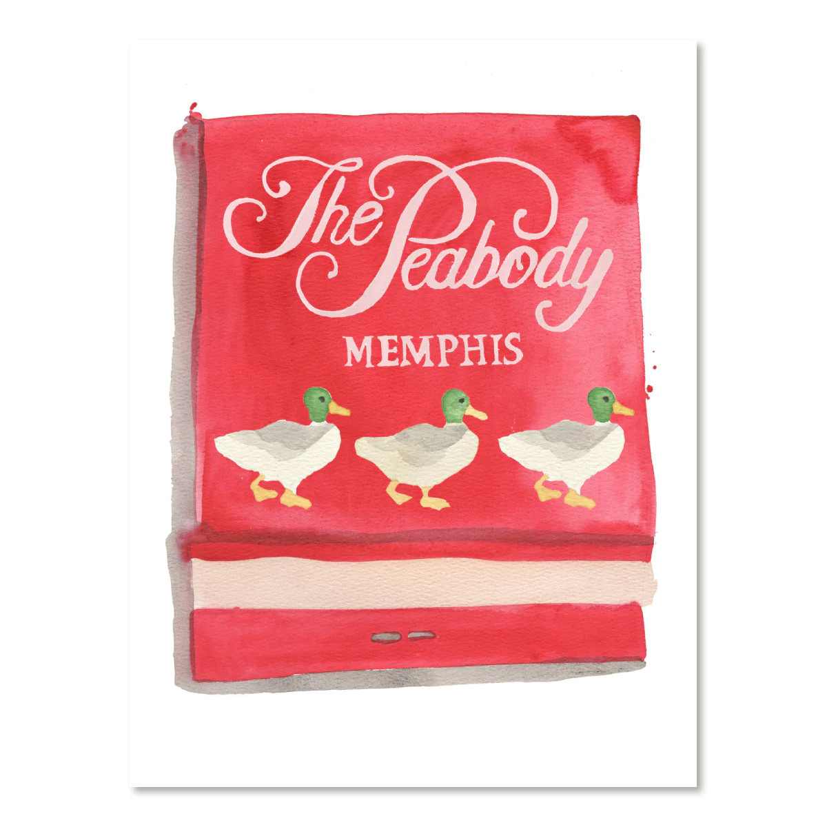 Furbish Studio -The Peabody Matchbook Watercolor Print | Furbish Studio