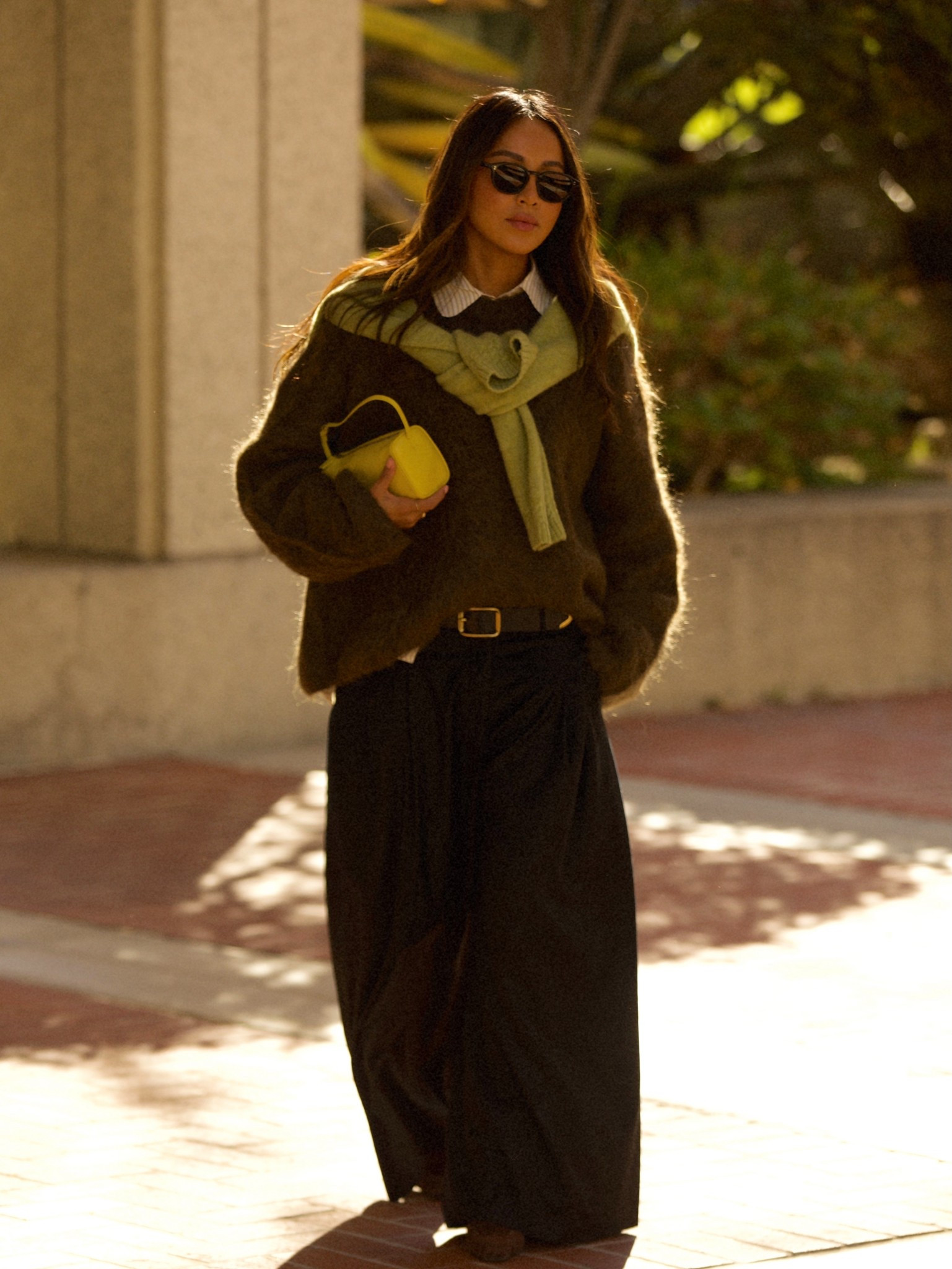 How to style neutrals with pops of color. 

#LTKootd