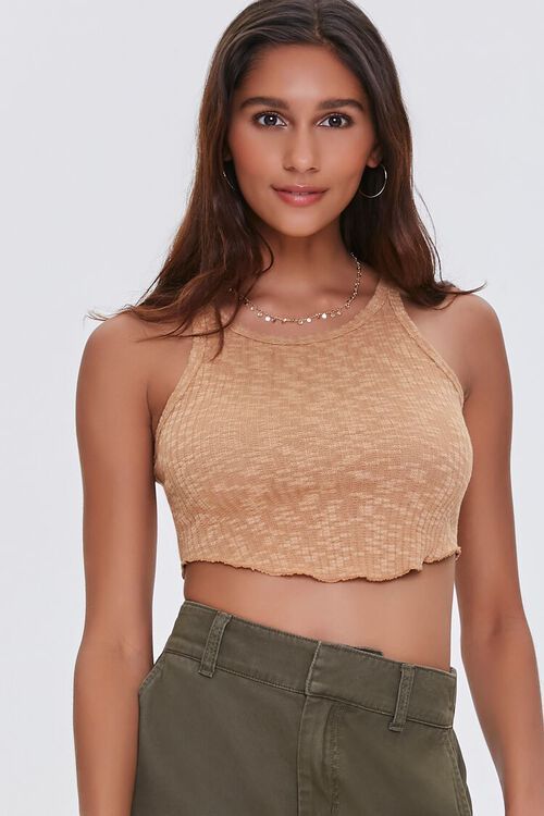 Heathered Cropped Tank Top | Forever 21 (US)