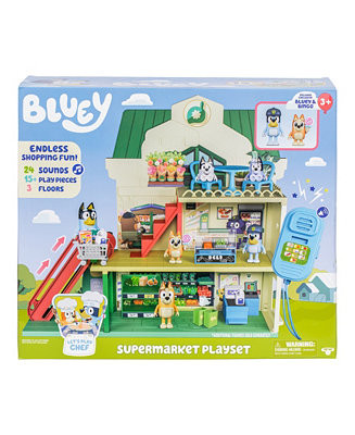Bluey Let's Play Chef Supermarket Playset - Macy's | Macy's