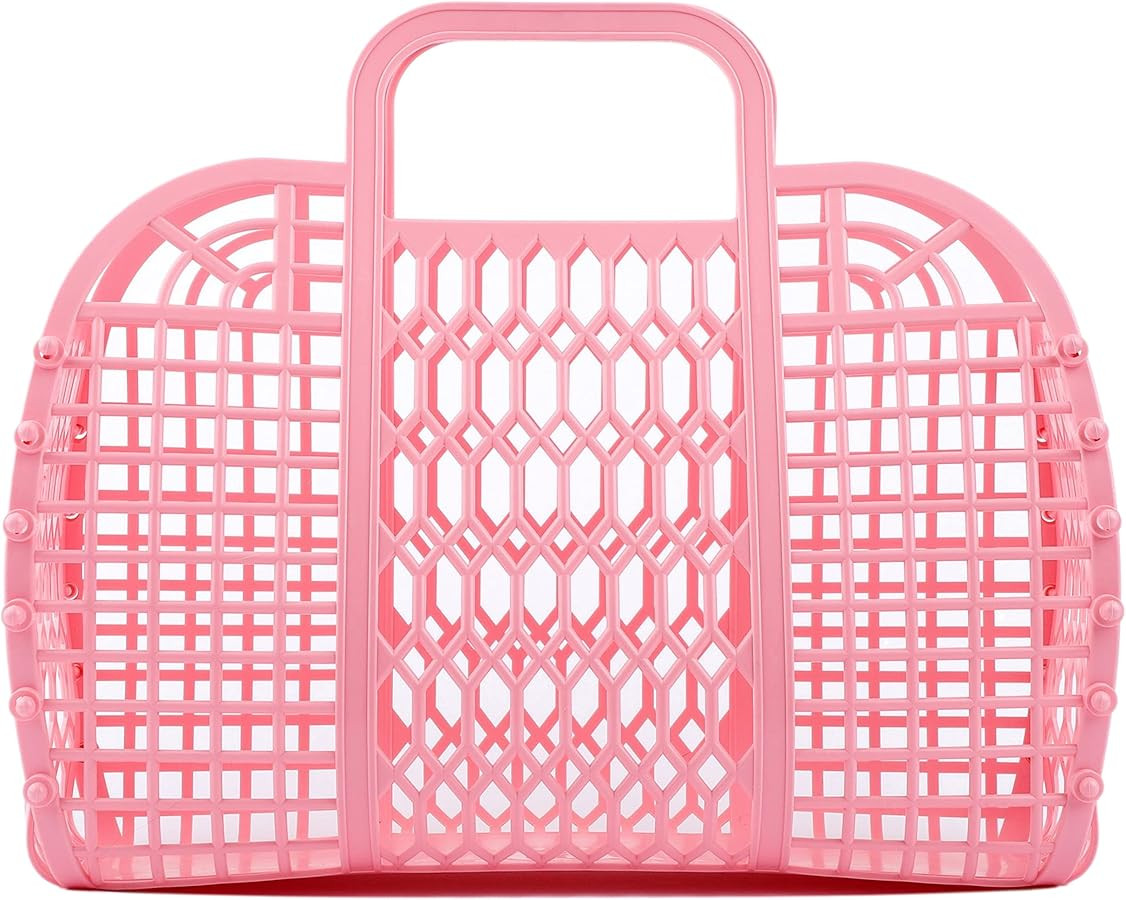 BABANA Jelly Bags - Reusable Gift Basket - Girls Beach Bag - Toddler, Kids Jelly Purse - Hallowee... | Amazon (US)