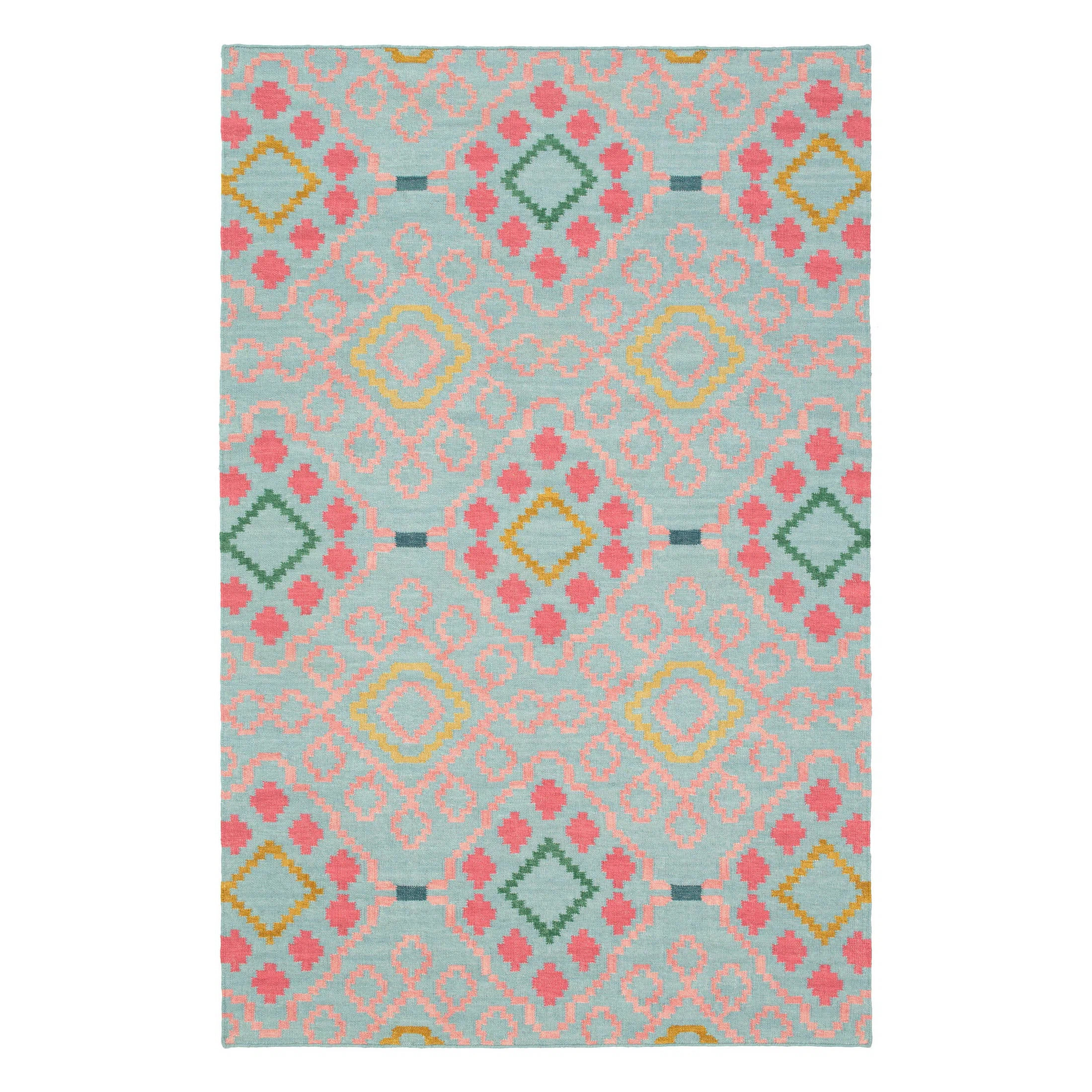 Kit Kemp x Annie Selke Jelly Roll Multi Handwoven Wool Rug | Wayfair North America