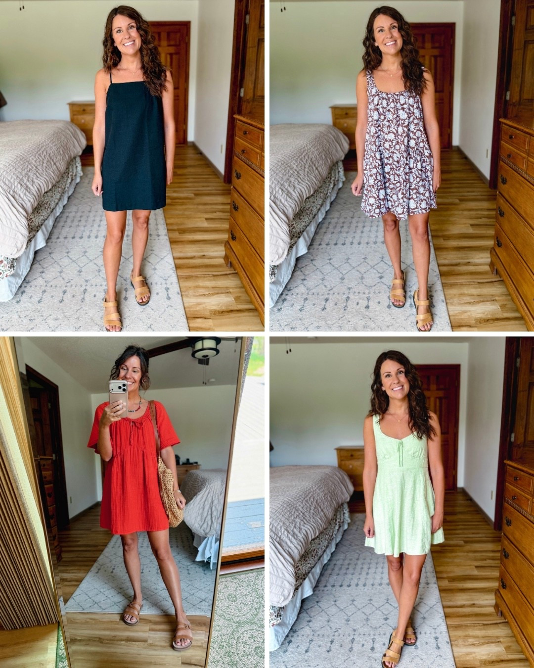 wearing xs petite in all 3 dresses from @oldnavy😌 

Green linen dress-fits so great! Such a cute and flattering A-line silhouette 

Floral cotton dress-definitely flowy and a little more oversized! 100% cotton means it will shrink a bit with washing and drying.

Black mini dress—adorable and fits great. So many ideas to style it. Everyone needs a LBD!

Red gauze cotton dress-I loveee the color of this one, how flowy it is, and the material of course!!

#LTKPetite #LTKgrwm #LTKootd